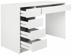 Τραπέζι γραφείου Comfivo 312, Με συρτάρια, Αριθμός συρταριών: 5, 75x120x55cm, 38 kg, Artisan βελανιδιά | Epipla1.gr