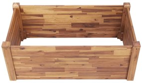 vidaXL Ζαρντινιέρα Υπερυψωμένη 110 x 60 x 44 εκ. Μασίφ Ξύλο Ακακίας