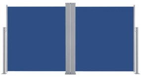 Σκίαστρο Πλαϊνό Συρόμενο Μπλε 120 x 600 εκ. - Μπλε