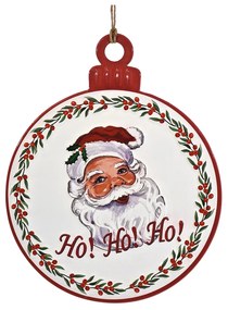 Χριστουγεννιάτικο Κρεμαστό Διακοσμητικό Άγιος Βασίλης 30.5cm