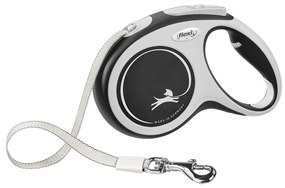 Λουρί Σκύλου Flexi NEW COMFORT 5 m Μαύρο Μέγεθος S