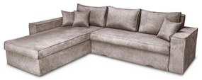 Γωνιακός Καναπές Olymp 3 Fylliana Taupe 280x210x80 εκ. 280x210x80 εκ.
