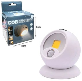 Φωτιστικό Νυκτός με Αισθητήρα Κίνησης - COB Wireless Motion Sensor Light