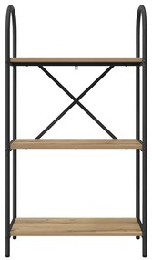 vidaXL Ράφι Βιβλίων artisan δρυς 60 x 30 x 109 εκ Επεξεργασμένο ξύλο