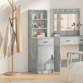 vidaXL Highboard με συρτάρι Γκρι σκυροδέματος 40 x 40.5 x 135 εκ.