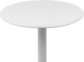 Τραπέζι Merkon pp σε λευκή απόχρωση Φ60x75εκ 60x60x75 εκ.