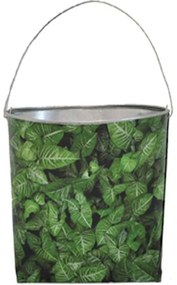 Κασπώ Κρεμαστό Φύλλα 00.03.3840 20x14cm Black-Green Metal