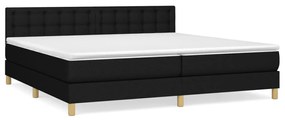 ΚΡΕΒΑΤΙ BOXSPRING ΜΕ ΣΤΡΩΜΑ ΜΑΥΡΟ 200X200 ΕΚ. ΥΦΑΣΜΑΤΙΝΟ 3140963