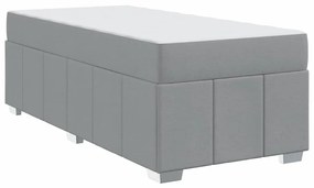 vidaXL Σκελετός Κρεβατιού Ανοιχτό γκρι 80 x 200 cm ύφασμα