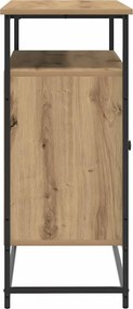 vidaXL Πλαϊνό γραφείο Artisan Oak 100 x 35 x 80 εκ. Επεξεργασμένο ξύλο