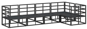 vidaXL Σετ Καναπέ Κήπου με μαξιλάρι 5 pcs
