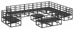 vidaXL Σετ Καναπέ Κήπου με μαξιλάρι 13 pcs