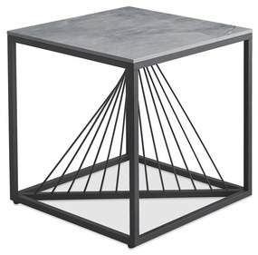 INFINITY 2 KWADRAT, coffee table, grey marble DIOMMI V-CH-INFINITY_2_KWADRAT-LAW