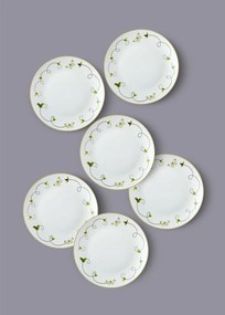 Dessert Plate Set (6 Pieces) DNR0067 Multicolor