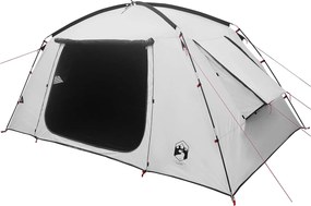 vidaXL Καταφύγιο Τέντας Λευκό Μαύρο 400 x 210 x 180 εκ Πολυεστέρας
