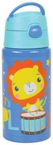 Παγούρι 500ml Με Καλαμάκι Fisher Price Flip Frozen Lion 571-71248