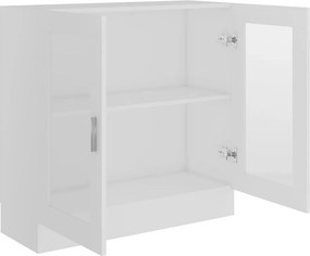 vidaXL Βιτρίνα Λευκή 82,5 x 30,5 x 80 εκ. Επεξ. Ξύλο