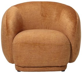 Πολυθρόνα Freya ύφασμα σε μελί απόχρωση 93x87x76εκ 93x87x76 εκ.