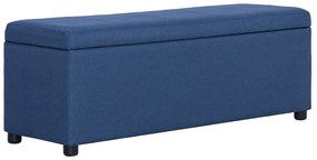 vidaXL Πάγκος με Αποθηκευτικό Χώρο Μπλε 116 εκ. από Πολυεστέρα