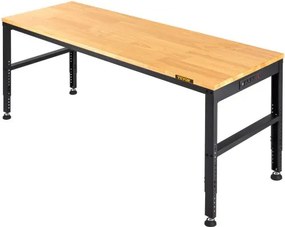 VEVOR Adjustable Height Workbench 48"L x 20"W Work Bench Table with Power Outlet