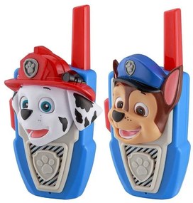 eKids Paw Patrol Σετ 2 Walkie Talkies Με Εμβέλεια 150 Μέτρων Μπλε-Κόκκινο-Γκρι PW-207
