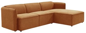 Intrahome Kαναπές αναστρέψιμος γωνιακός Soofa Intrahome ύφασμα σε πορτοκαλί απόχρωση 270x163x74εκ | SKU: INTRAPA-185111163