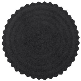 Πατάκι Μπάνιου (Φ70) Viopros Λέσλι Μαύρο