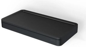 Geesa Frame 8804-400 Black Matt Εταζέρα με Σχισμή Αποστράγγισης 21x10,8x2,5 cm