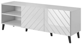 TV stand 150 ABETO mat white/ gloss white DIOMMI CAMA-ABETO-RTV-150-BI/BI