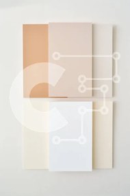 Intra Συλλεκτικό Ξύλινο Παζλ Plywood  4mm - Καθαρό και κομψό φόντο λευκού τοίχου Σε Ξύλινο Κουτί - Διαστάσεις Puzzle: 10x10 cm – 25 κομμάτια