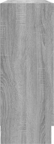 vidaXL Βιτρίνα Γκρι Sonoma 82,5x30,5x80εκ. από Επεξεργασμένο Ξύλο