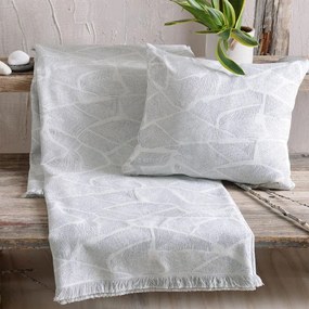 Μαξιλαροθήκη Διακοσμητική Casa Grey Ρυθμός 40Χ40 Cotton-Polyester