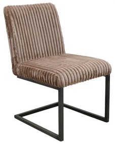 Dining Armchair New Evita Fylliana Brown 56x65x87 cm