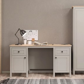 Γραφείο Γκρι / Δρυς PAUCAL 150x65x77.3