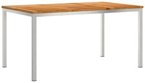 vidaXL Σετ κήπου vitaXL 7 τεμαχίων Συμπαγές Ξύλο Teak