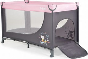 Folding cot Tommy pink