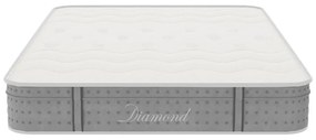 Στρώμα Diamond pakoworld pocket spring+ gel memory foam 25-27cm 160x200εκ (1 τεμάχια)