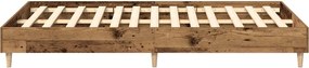 vidaXL Πλαίσιο κρεβατιού χωρίς στρώμα 135x190 εκ. Επεξεργασμένο Ξύλο