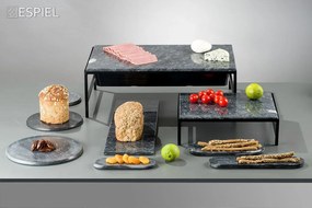 DIS. ΣΤΡΟΓΓΥΛΟ ΜΑΥΡΟ ΠΙΑΤΟ ΑΠΌ ΜΑΡΜΑΡΟ 25Χ1ΕΚ