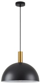 Φωτιστικό Οροφής Κρεμαστό Adept Tube 77-8588 40x31x300cm E27 60W Gold - Black Homelighting Metal