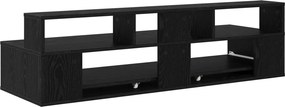 vidaXL Γραφείο Στούντιο Μαύρη Δρυς 152 x 42,5 x 36 εκ