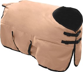 vidaXL Σαμάρι Ίππου Καπουτσίνο 75 cm Πολυεστέρας