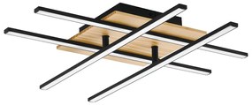 Φωτιστικό Οροφής Eglo 99793 MARINELLO 1 Καφέ (Brown)|Μαύρο Ματ (Black Mat) 3000K