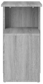 Τραπέζι Βοηθητικό Γκρι Sonoma 36x30x56 εκ. Επεξεργασμένο Ξύλο - Γκρι