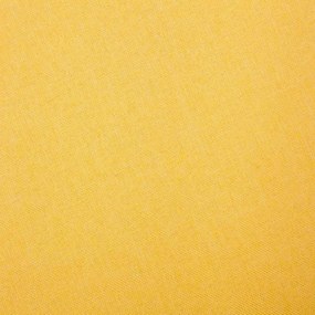 vidaXL Καναπές Διθέσιος Κίτρινος Υφασμάτινος