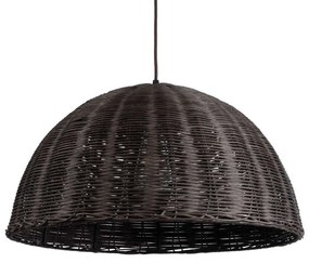 Φωτιστικό Οροφής Montana 02381 Φ50x25cm 1xE27 IP20 Dark Brown GloboStar