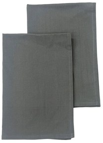 Πετσέτες Κουζίνας Zoe (Σετ 2τμχ) Olive-Grey Melinen 45x65cm 100% Βαμβάκι