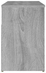 Παπουτσοθήκη Γκρι Sonoma 80x30x45 εκ. από Επεξεργασμένο Ξύλο - Γκρι