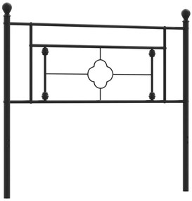 vidaXL Κεφαλάρι Μαύρο 107 εκ. Μεταλλικό