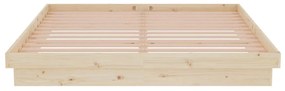 vidaXL Σκελετός Κρεβατιού Χωρίς Στρώμα 160x200 εκ Μασίφ Ξύλο
